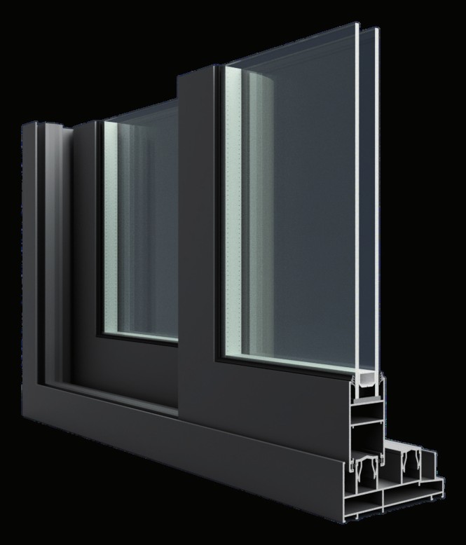AeroView SL-120 sliding window profile render
